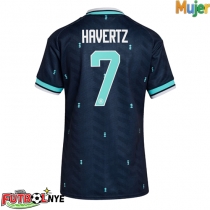 Camiseta Alemania Kai Havertz #7 Visitante Equipación para mujer Mundial 2026 manga corta